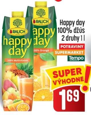 HAPPY DAY 100% Džús