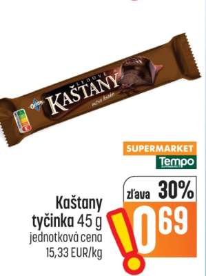 Kaštany tyčinka 45 g