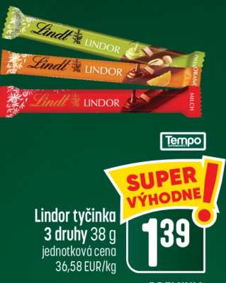 Lindor tyčinka
