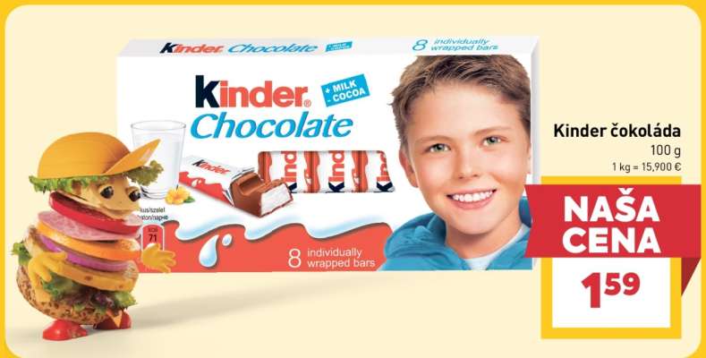KINDER Čokoláda
