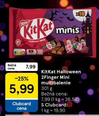 KitKat Halloween 2Finger Mini multibalenie