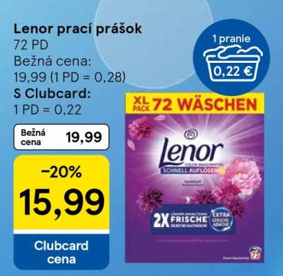 Lenor prací prášok