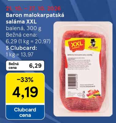 Baron malokarpatská saláma XXL