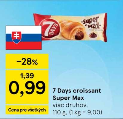 7 days croissant super max