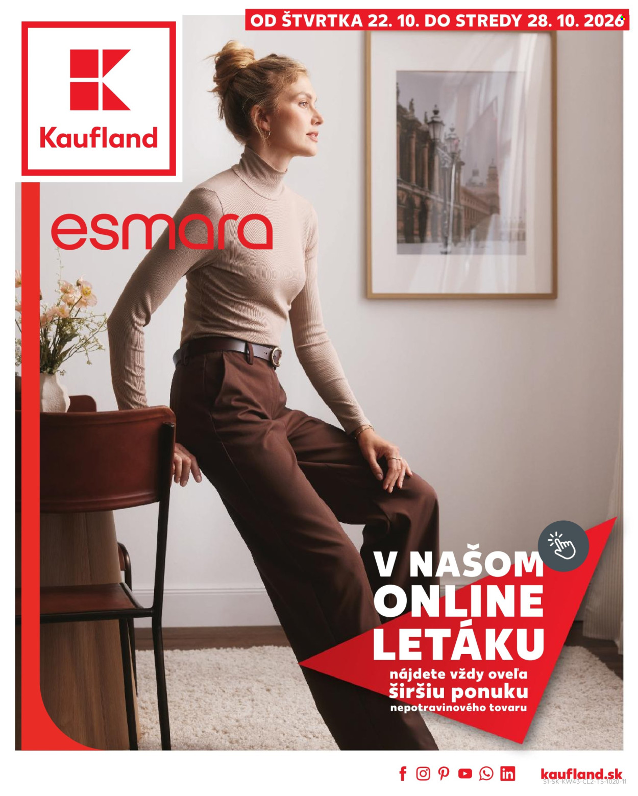 Leták Kaufland - 22.10.2026 - 28.10.2026. Strana 1