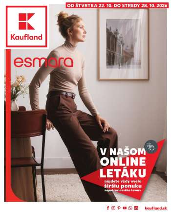 Leták Kaufland - 22.10.2026 - 28.10.2026.