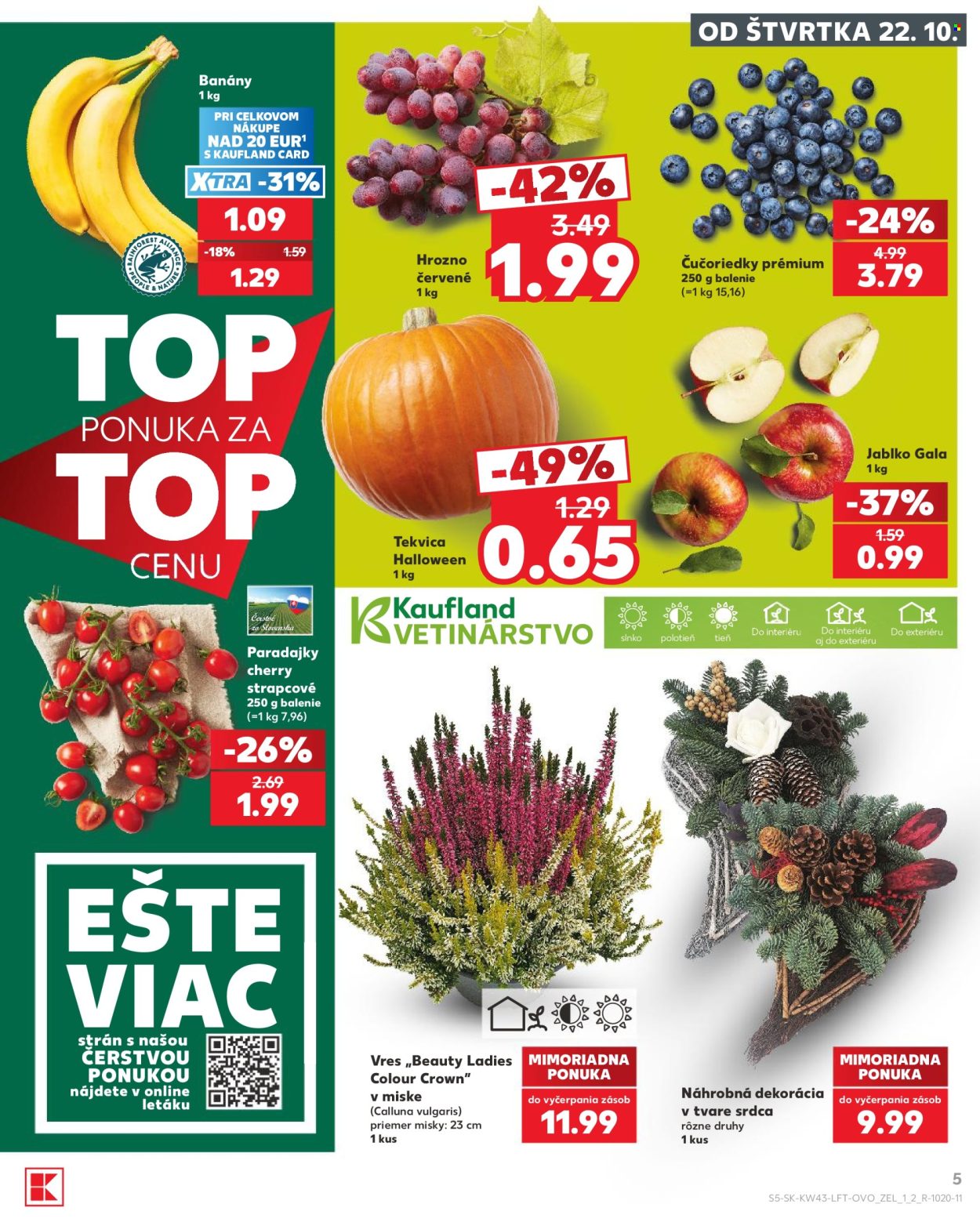 Leták Kaufland - 22.10.2026 - 28.10.2026. Strana 5