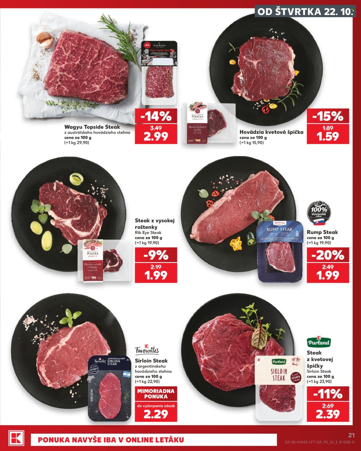 Leták Kaufland - 22.10.2026 - 28.10.2026. Strana 21