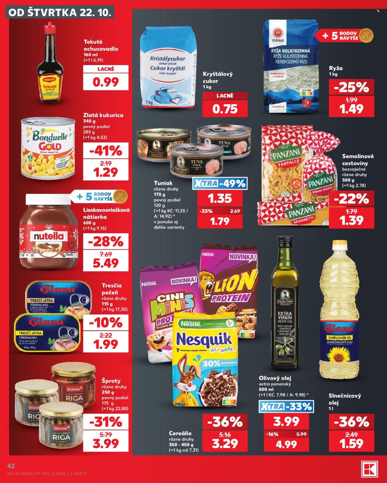 Leták Kaufland - 22.10.2026 - 28.10.2026. Strana 42