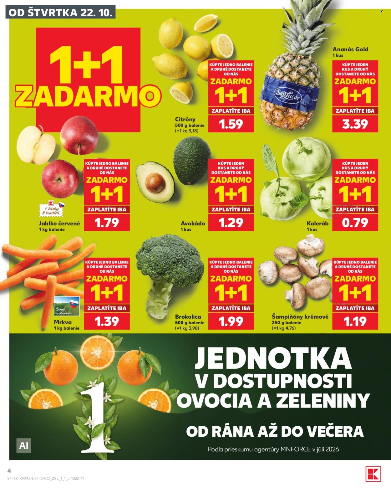 Leták Kaufland - 22.10.2026 - 28.10.2026. Strana 4