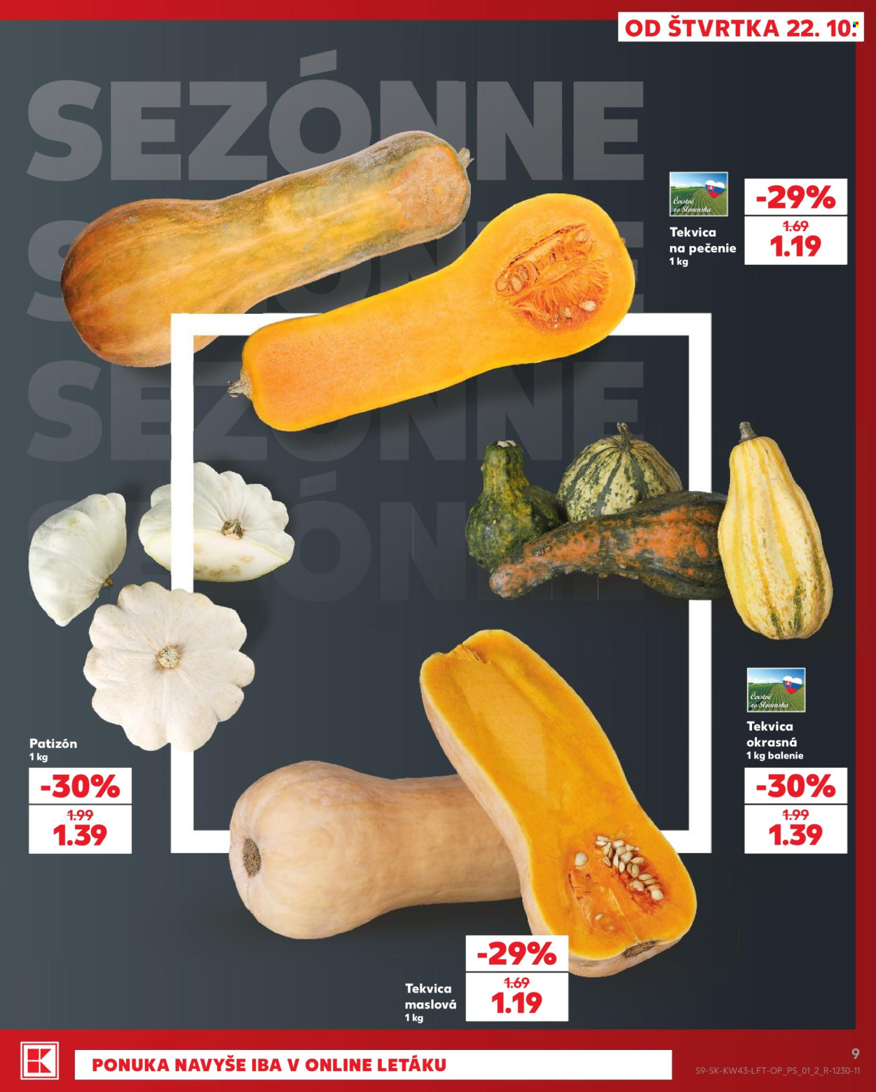 Leták Kaufland - 22.10.2026 - 28.10.2026. Strana 9