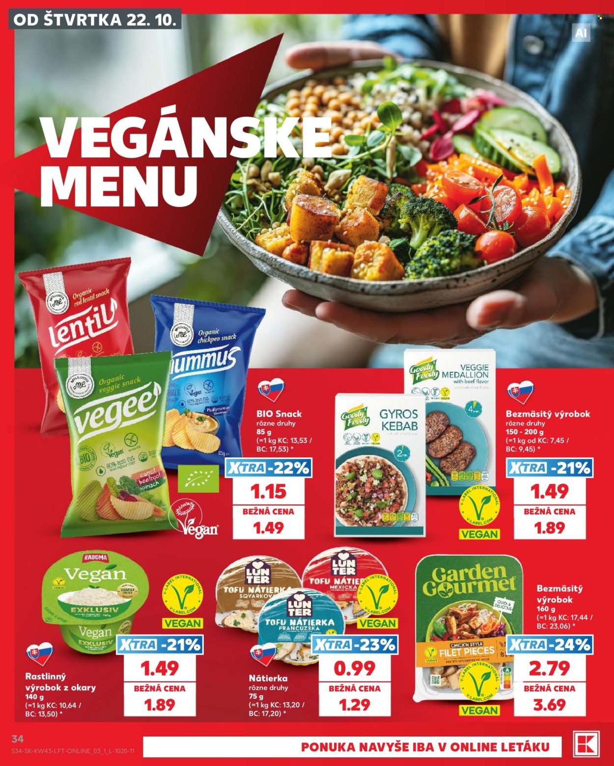 Leták Kaufland - 22.10.2026 - 28.10.2026. Strana 34