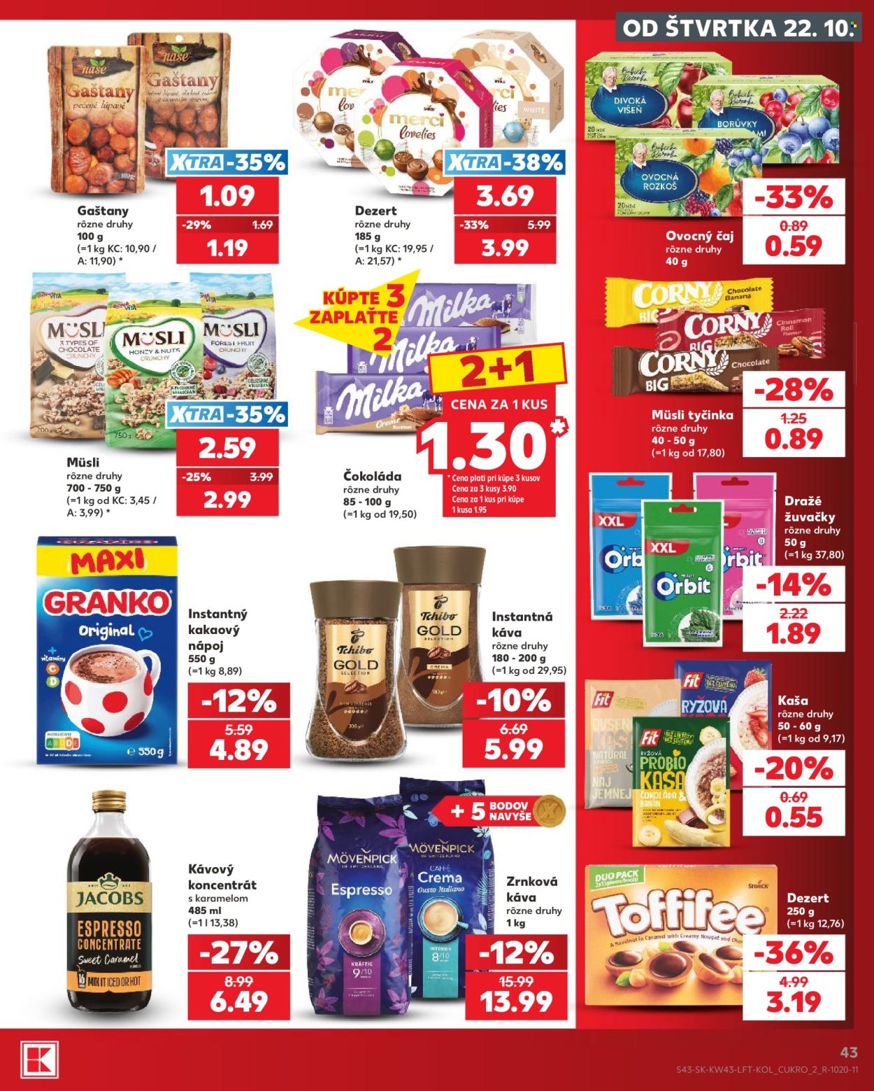 Leták Kaufland - 22.10.2026 - 28.10.2026. Strana 43