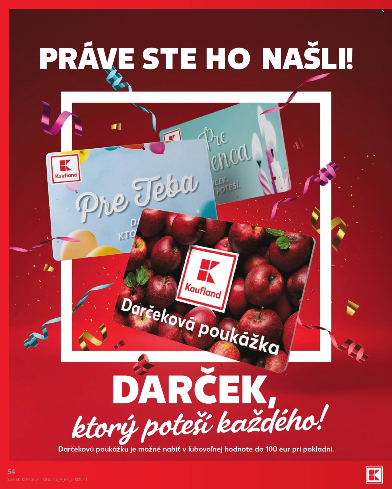 Leták Kaufland - 22.10.2026 - 28.10.2026. Strana 54