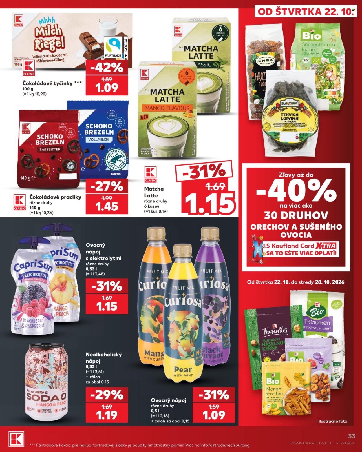 Leták Kaufland - 22.10.2026 - 28.10.2026. Strana 33