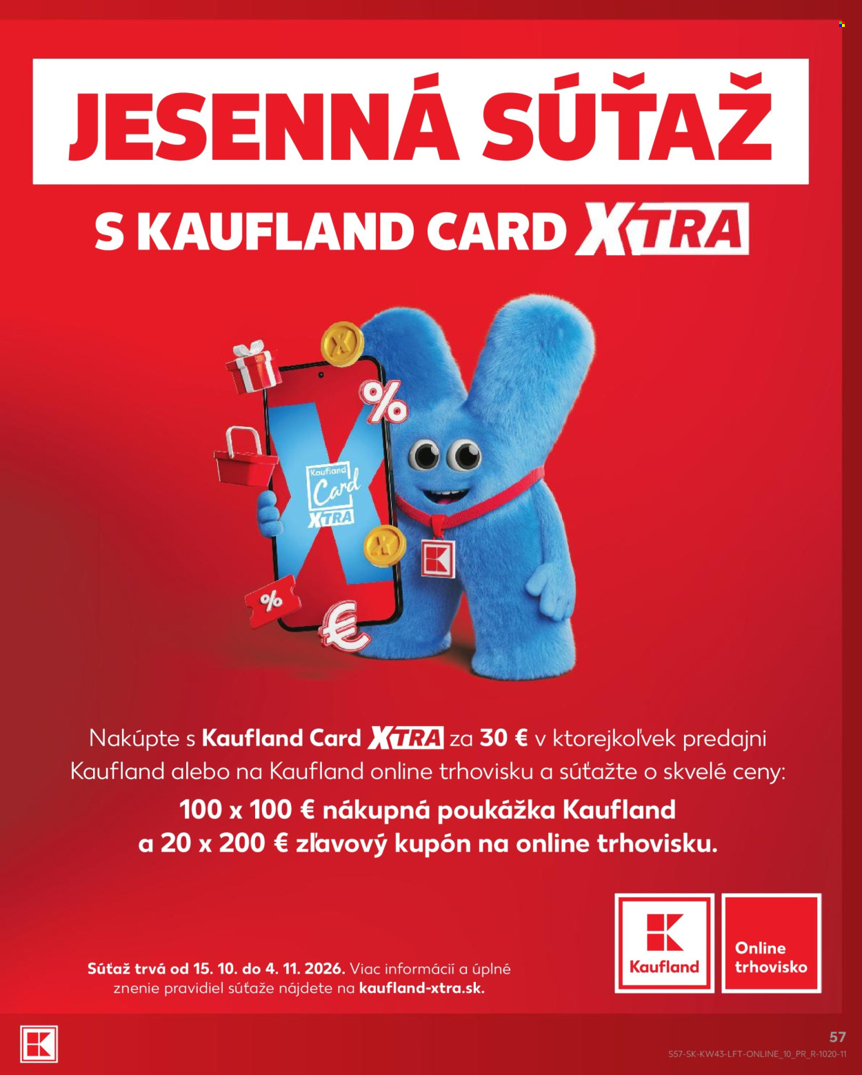 Leták Kaufland - 22.10.2026 - 28.10.2026. Strana 57