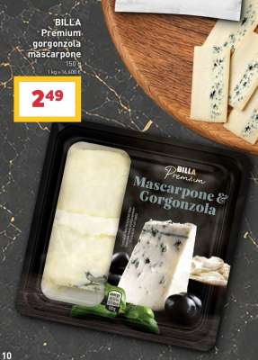 BILLA Premium gorgonzola & mascarpone