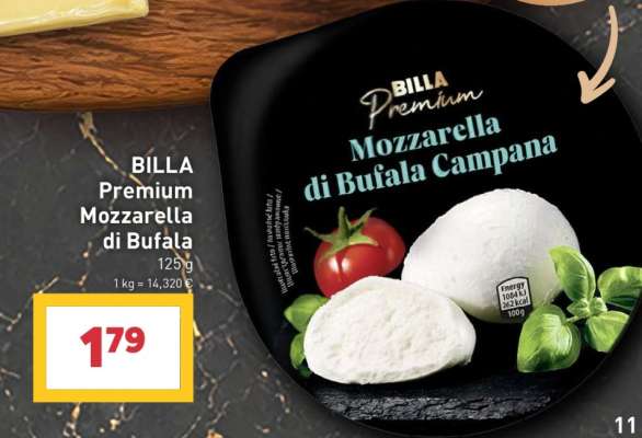 BILLA Premium mozzarella di bufala