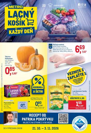 Leták Metro - 21.10.2026 - 3.11.2026.