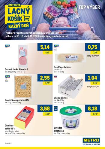 Leták Metro - 21.10.2026 - 3.11.2026.