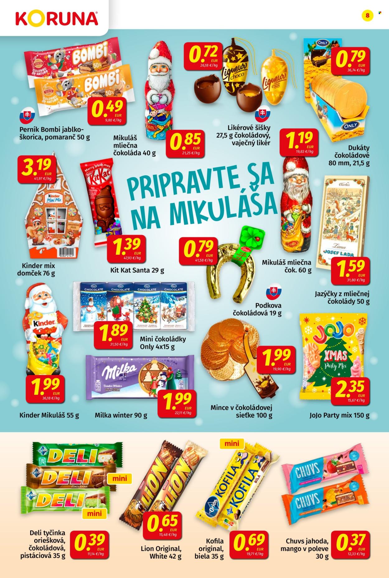 Leták Potraviny KORUNA - 23.10.2026 - 4.11.2026. Strana 8