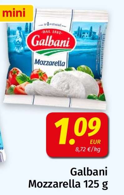 Galbani mozzarella 125 g