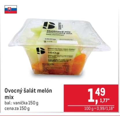 Ovocný šalát melón mix