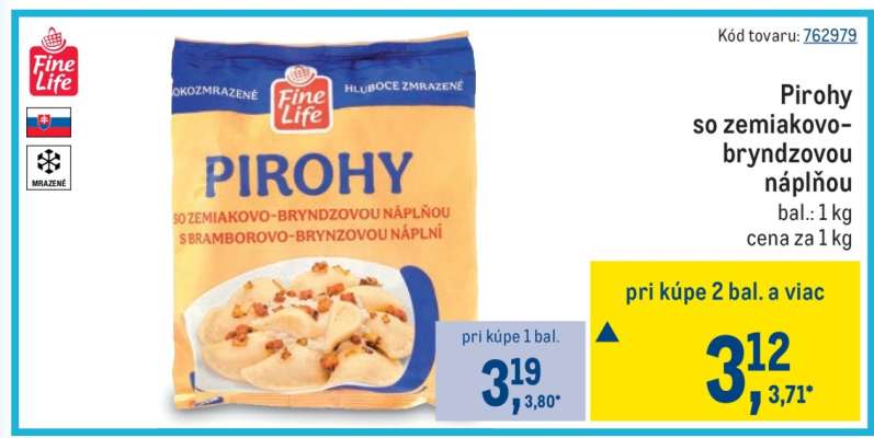 Pirohy so zemiakovo-bryndzovou náplňou