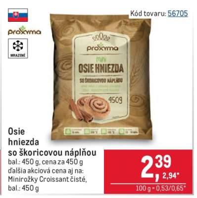 Osie hniezda so škoricovou náplňou