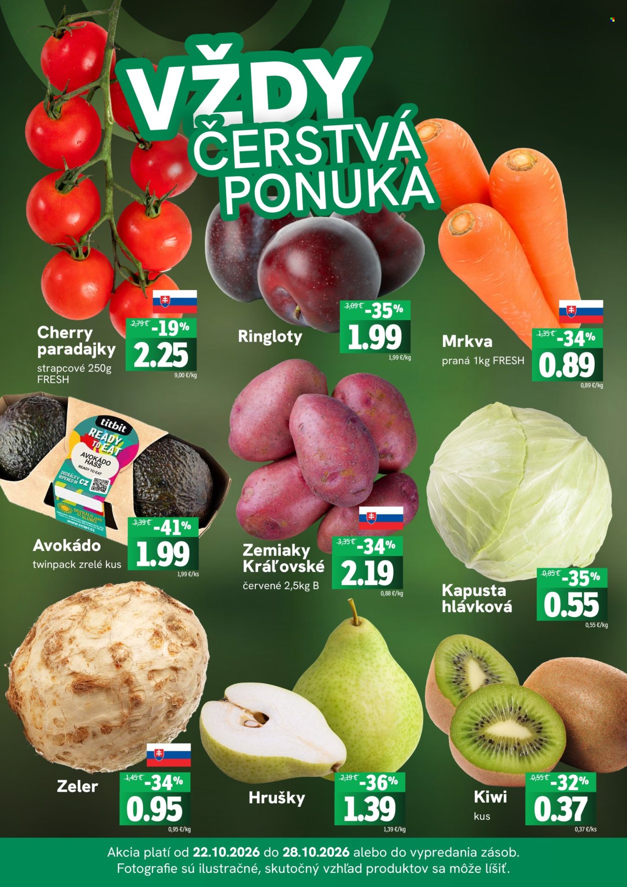 Leták FRESH - 22.10.2026 - 28.10.2026. Strana 3