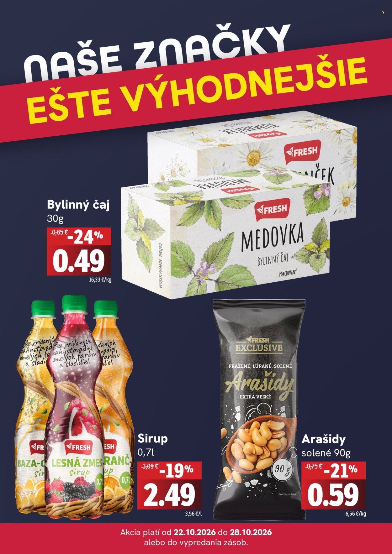 Leták FRESH - 22.10.2026 - 28.10.2026. Strana 4