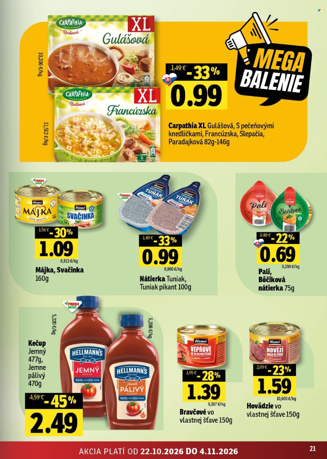 Leták FRESH - 22.10.2026 - 4.11.2026. Strana 21