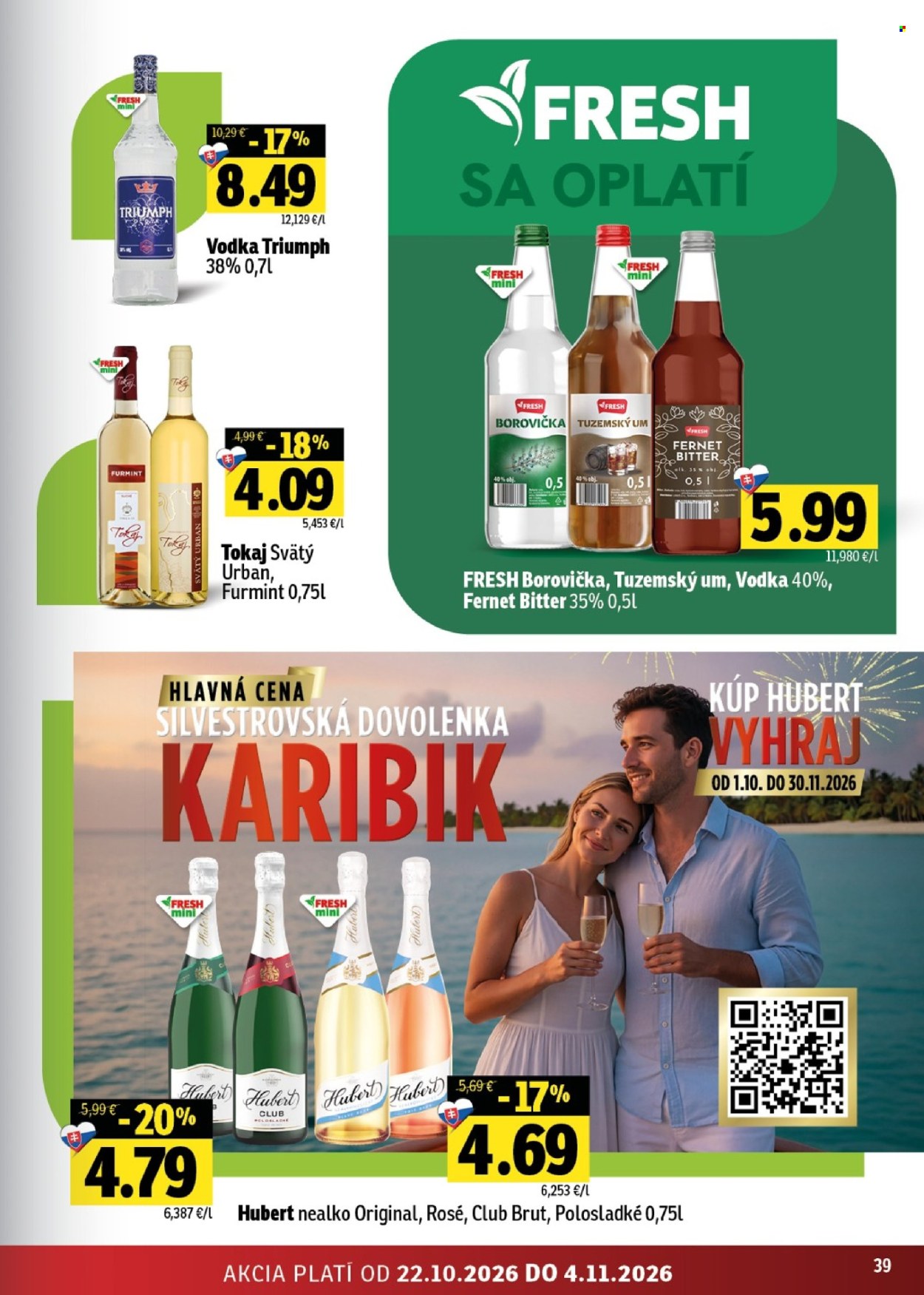 Leták FRESH - 22.10.2026 - 4.11.2026. Strana 39