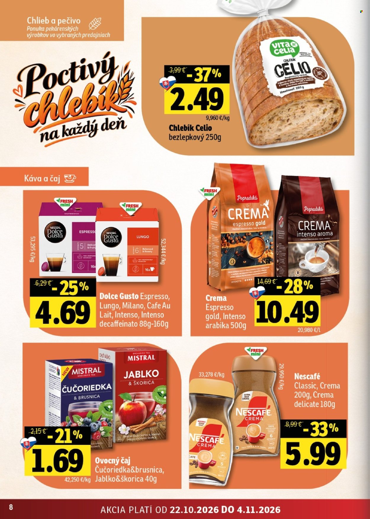 Leták FRESH - 22.10.2026 - 4.11.2026. Strana 8