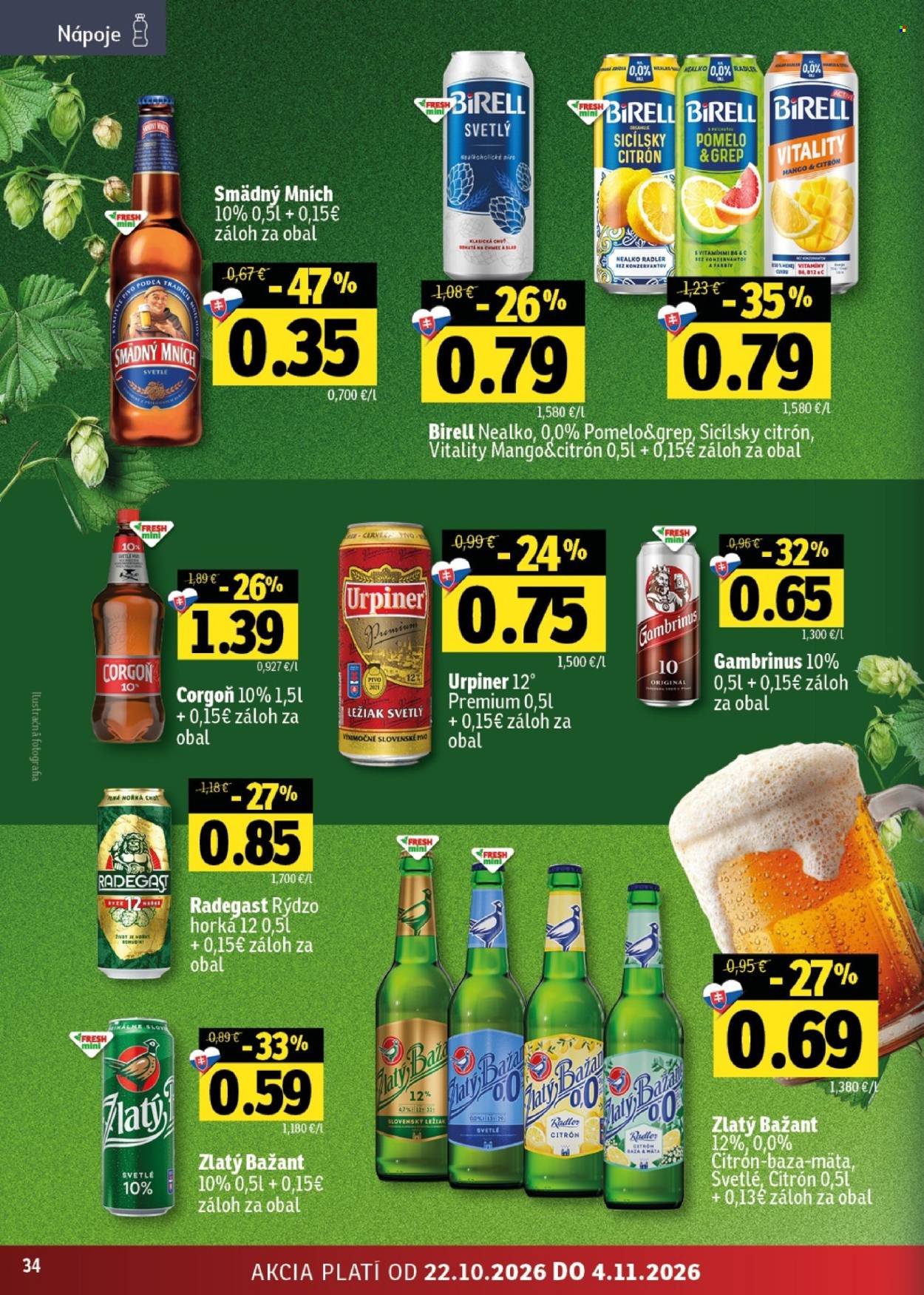 Leták FRESH - 22.10.2026 - 4.11.2026. Strana 34