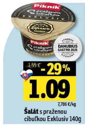 Šalát s praženou cibuľkou Exklusiv 140g