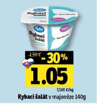 Rybací šalát v majonéze 140g