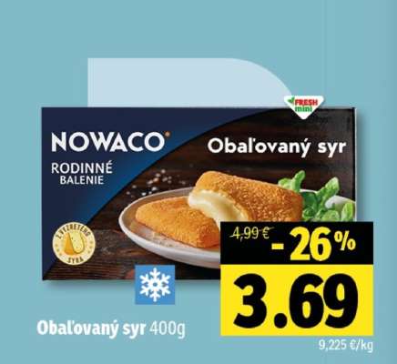 Obaľovaný syr 400g