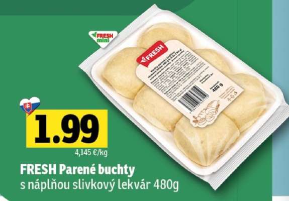 FRESH Parené buchty