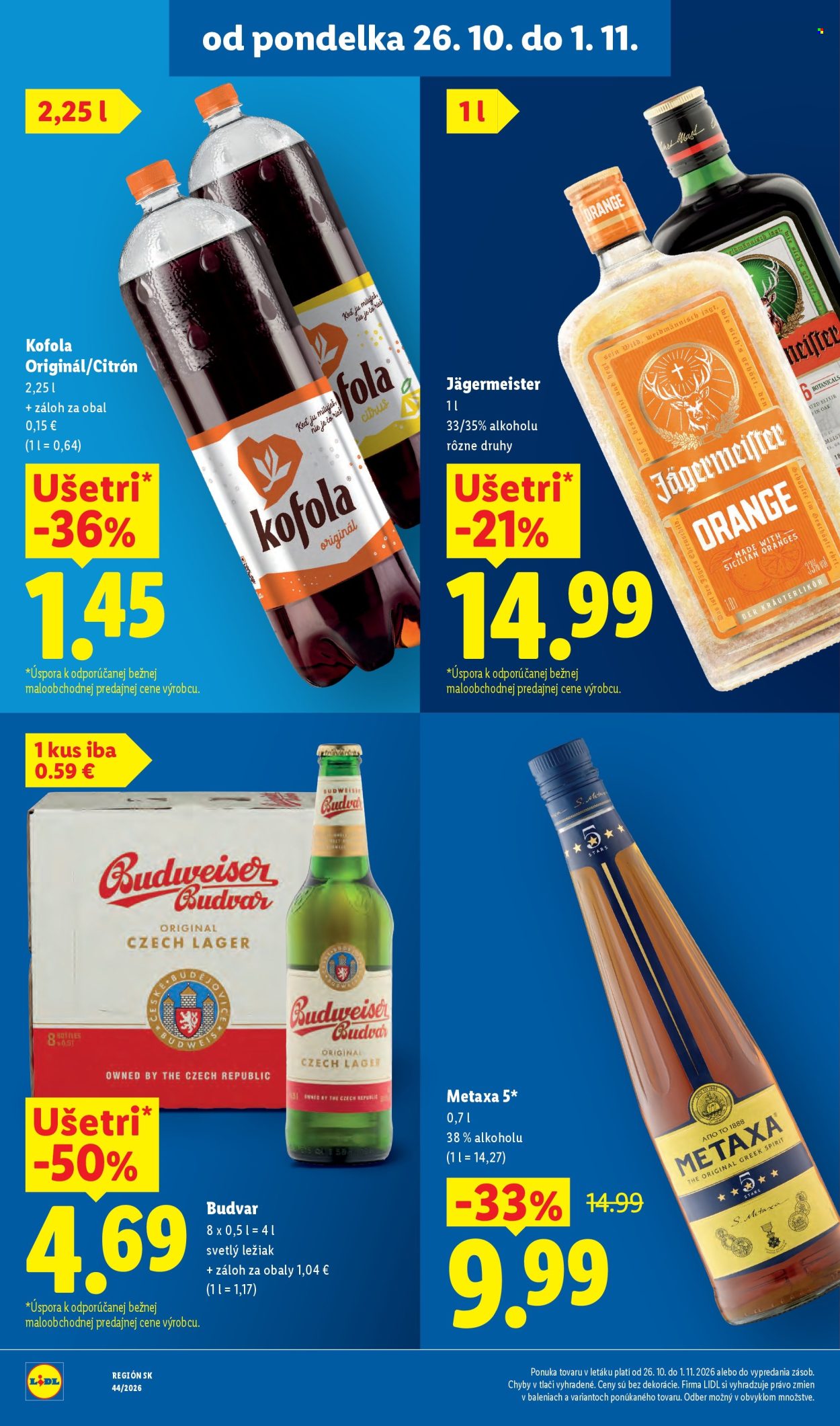 Leták Lidl - 26.10.2026 - 1.11.2026. Strana 22