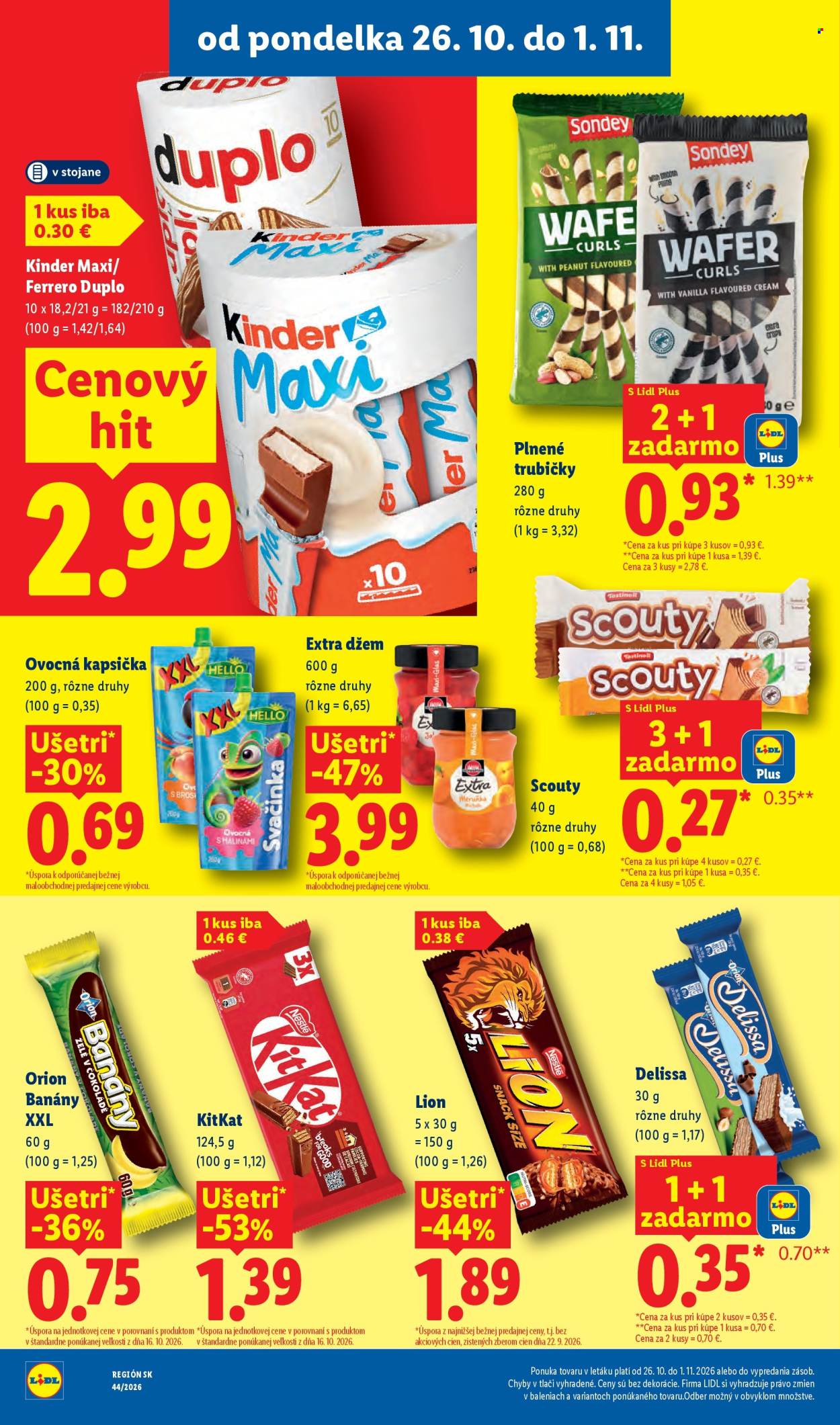 Leták Lidl - 26.10.2026 - 1.11.2026. Strana 32