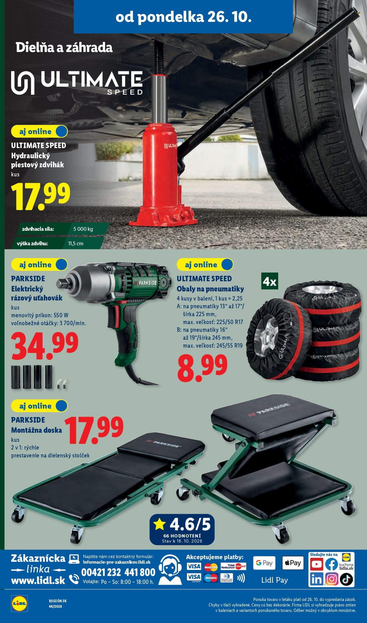 Leták Lidl - 26.10.2026 - 1.11.2026. Strana 62