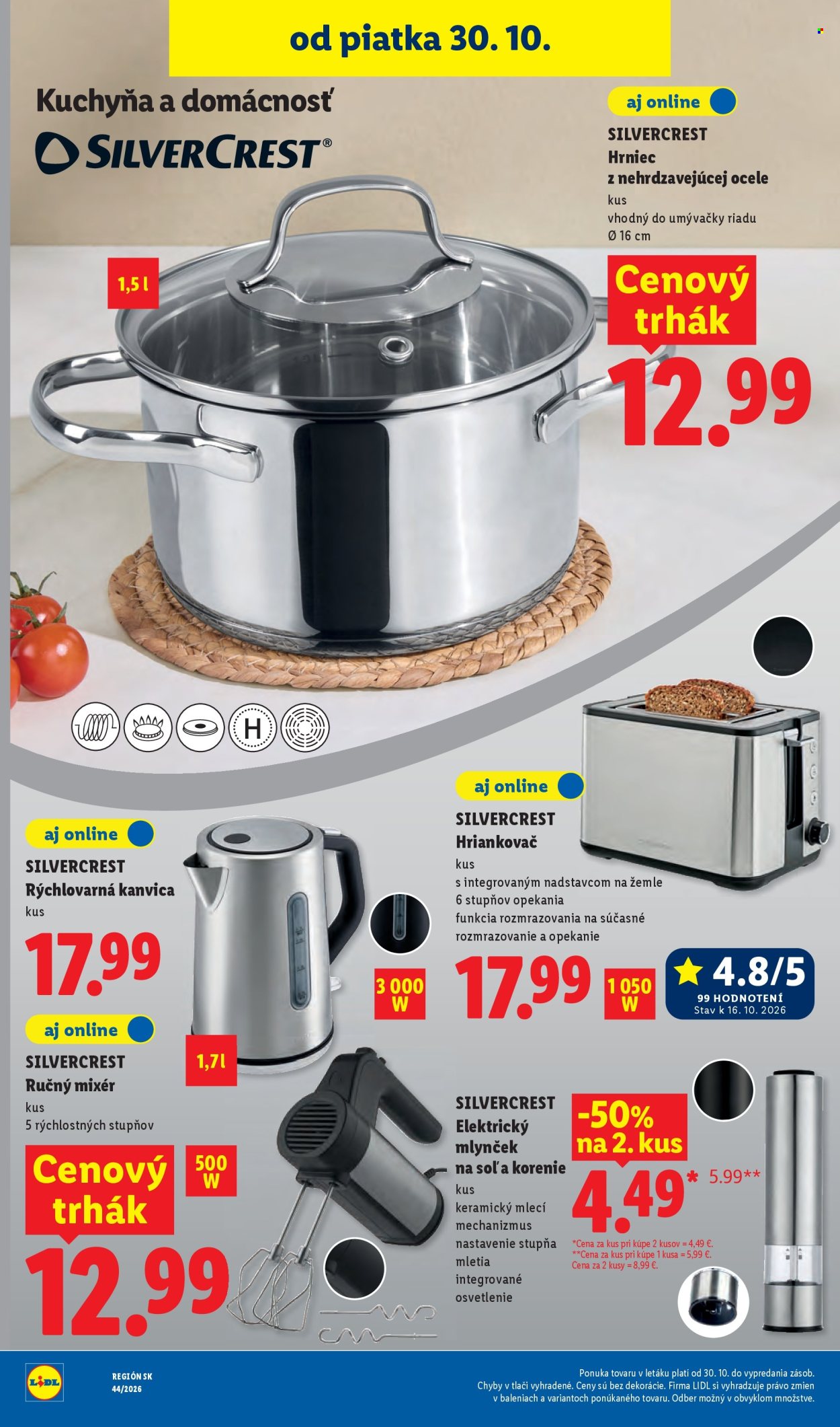 Leták Lidl - 26.10.2026 - 1.11.2026. Strana 99