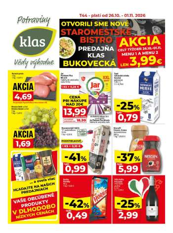 Leták Klas - 26.10.2026 - 1.11.2026.