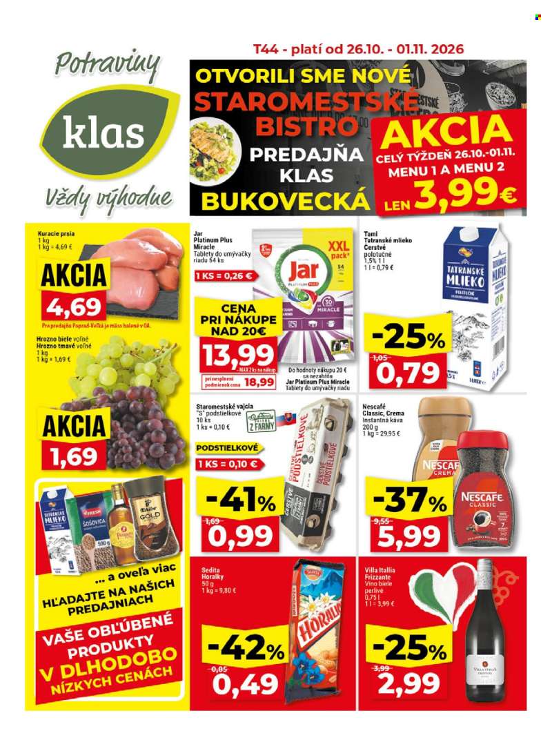 Leták Klas - 26.10.2026 - 1.11.2026.