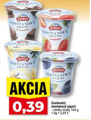 Zvolenský smotanový jogurt