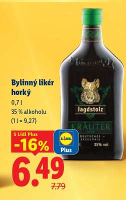 Bylinný likér horký