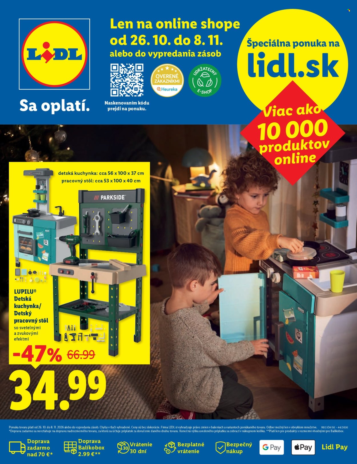 Leták Lidl - 26.10.2026 - 8.11.2026. Strana 1