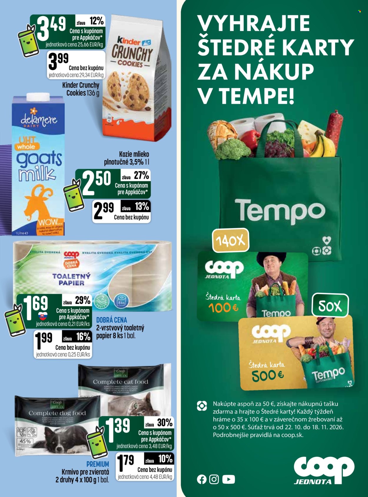 Leták COOP Jednota - 29.10.2026 - 4.11.2026. Strana 5