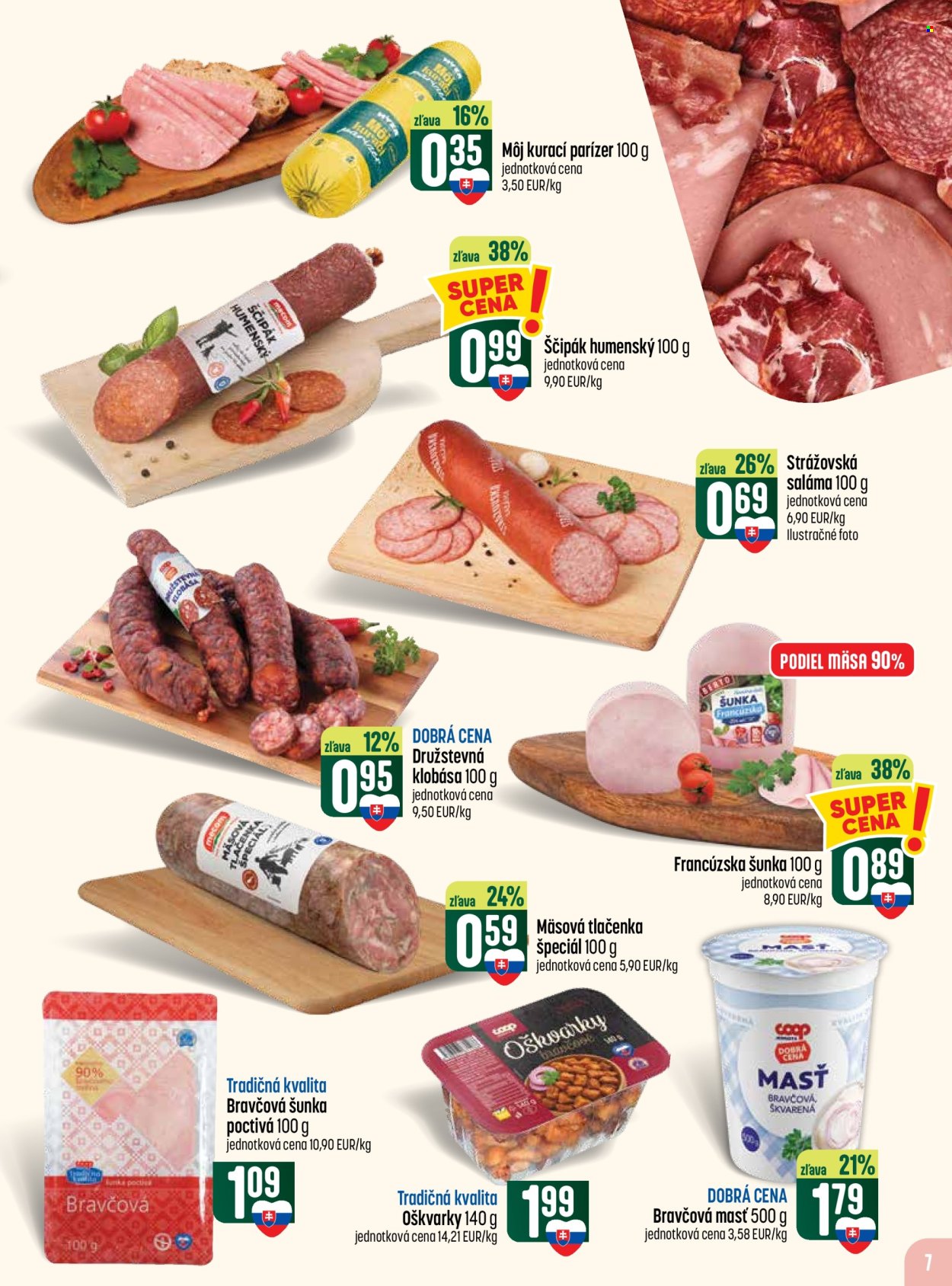 Leták COOP Jednota - 29.10.2026 - 4.11.2026. Strana 7
